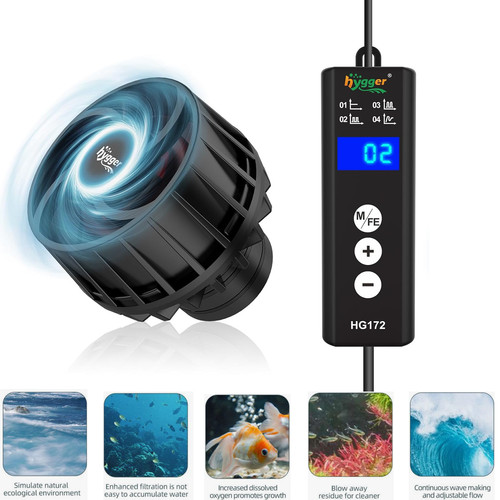 Hygger aquarium wave - hygger, w/