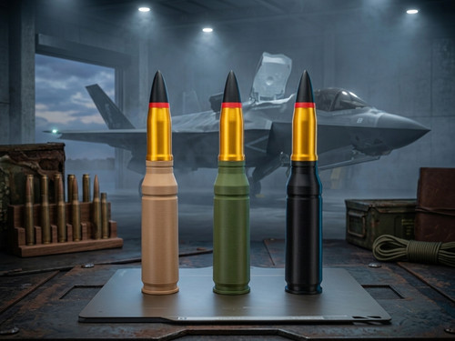 25mm f35 fighter jet bullet - fighter,