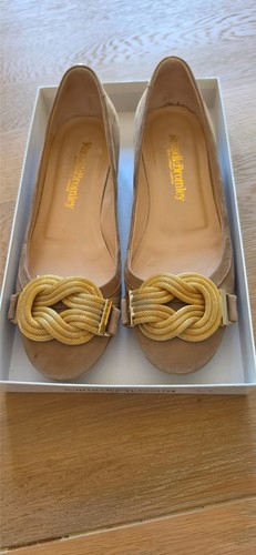 Russell bromley taupe suede - bromley,