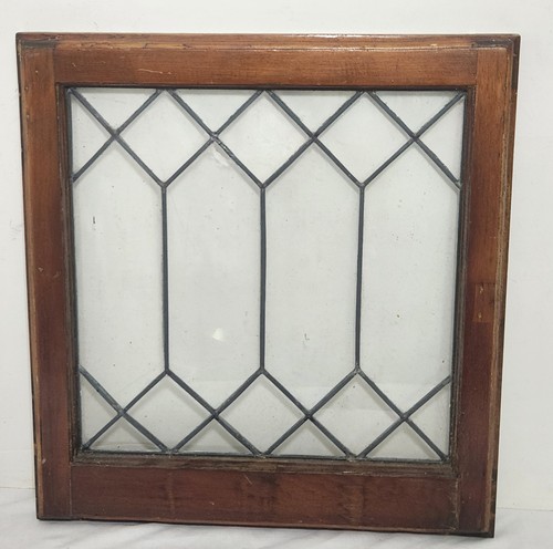 Antique leaded glass window - leaded,