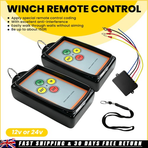 12v recovery wireless winch - 12v,