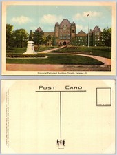 Provincial Parliament Buildings Toronto Canada Postcard