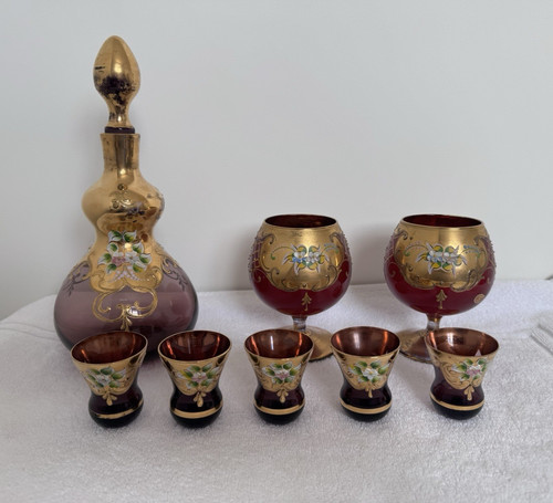 Vintage italian ruby glass - vintage,