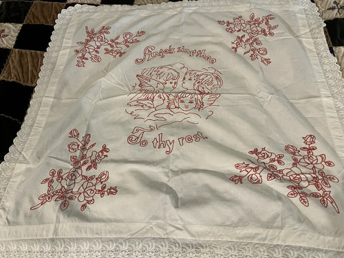 Antique turkey redwork - antique,