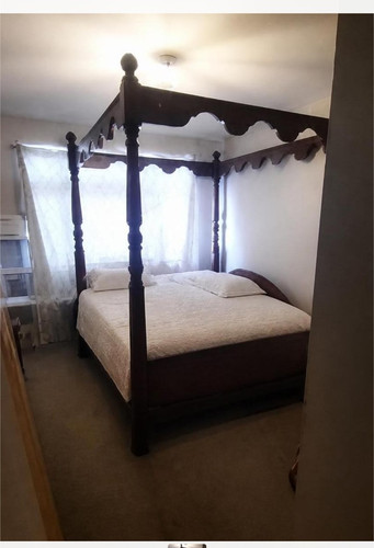 King wooden four poster - king,