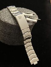 PULSAR STAINLESS STEEL NEW OLD STOCK MEN'S WATCH BAND, 19 MM LUGS, DEPLOYMENT