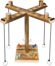 Hooks Ring Toss Game 4 Player