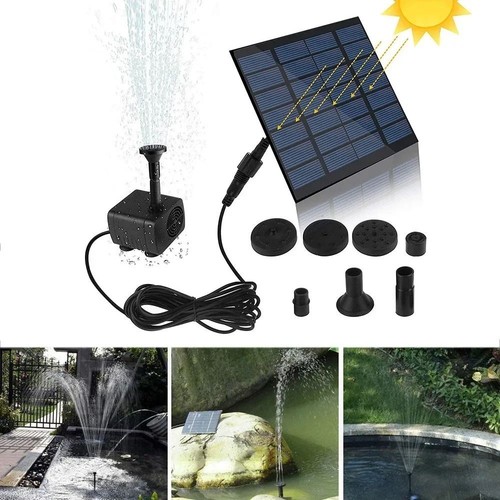 Mini solar fountain - solar, pump