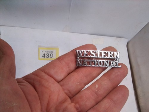 Western national bus badge - bus,