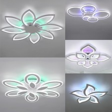 Modern LED Ceiling Light Warm White Ceiling Lamp Chandeliers Bedroom Living Room