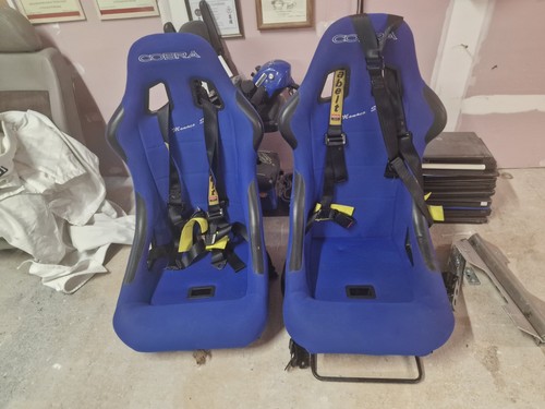 Pair blue mini bucket - pair,