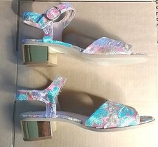 TOPSHOP SIZE 5 EMBROIDERED STYLE D'ORSAY SANDALS. G36102925B282A