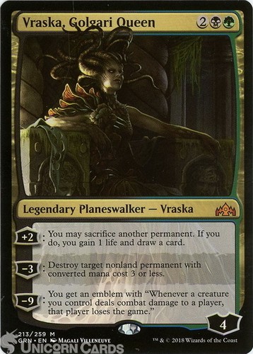 Vraska golgari queen mythic - vraska,,