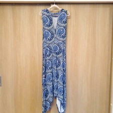 Oasis Blue Paisley Maxi Dress