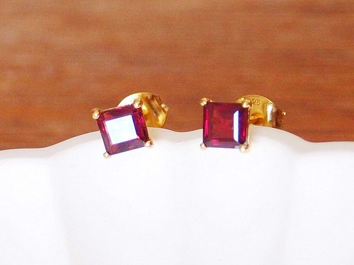 Rhodolite garnet square - rhodolite,
