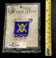 ZULU LOVE LETTER ON CARD BEADS
