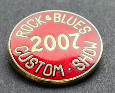 MOTORCYCLE Pin Badge ROCK &