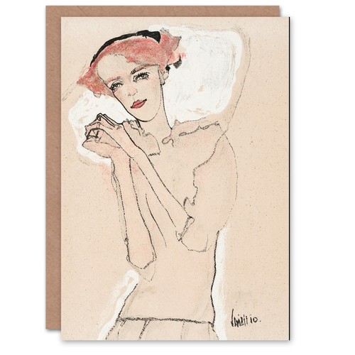 Egon schiele art card - art,