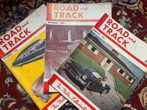 Road track magazine 1950s - track,
