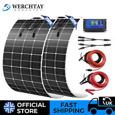 100W 200W 400W Flexible Solar Panel kit 12V Mono RV Marine Caravan Boat Rooftop