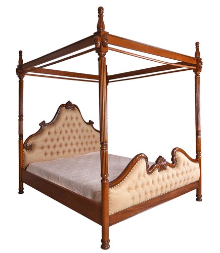 Baroque canopy four poster - baroque, bed