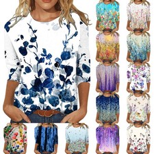 WOMENS SUMMER TOPS FLORAL