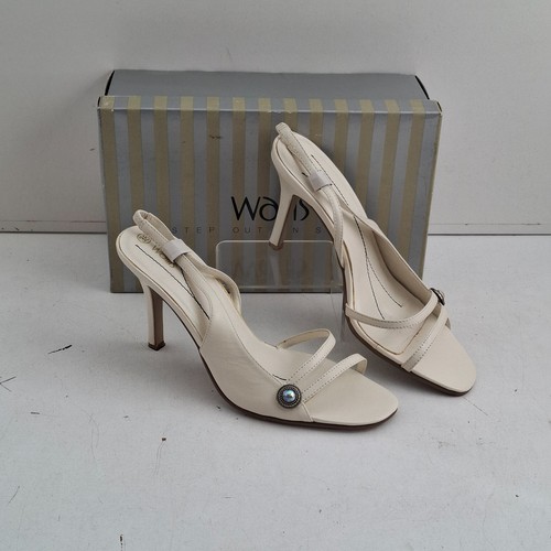 Wallis cream strap stiletto - cream,