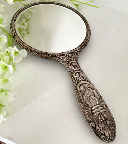Vintage stamped ornate - , floral
