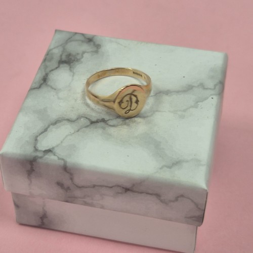 Vintage 9ct yellow gold - yellow,