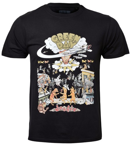 Official green day shirt - green,