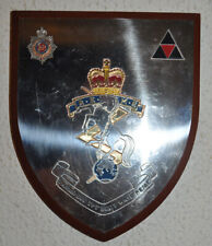 3 Armoured Division Transport Regiment Workshop REME mess wall plaque shield