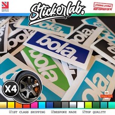 Bola sticker set B1 x4, Wheels Tarmac, Decals, Vinyl, Rota, BBS, VAG