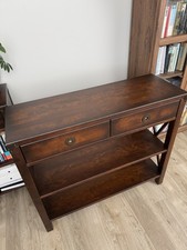 Reduced! Laura Ashley Balmoral Console Table Dark Chestnut VGC Collect 
