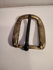 ANTIQUE LARGE BRASS BUCKLE