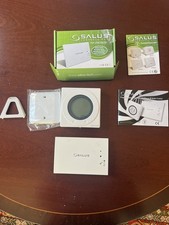 Salus RXVBC605 Thermostat Receiver Unit & Room T40 thermostat,  IPhone. Working