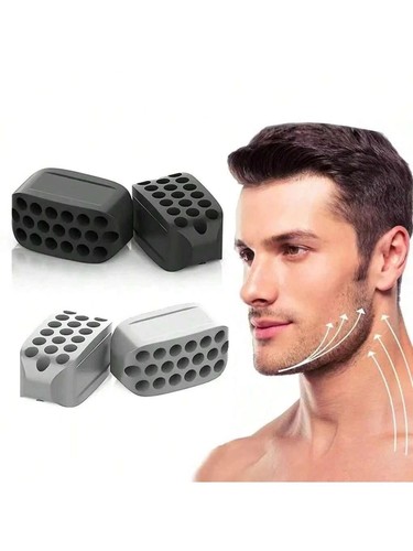 Silicone jaw exerciser facial - jaw,