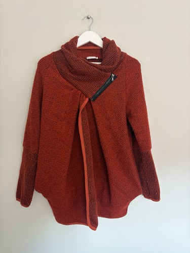 Made italy orange wool - in,
