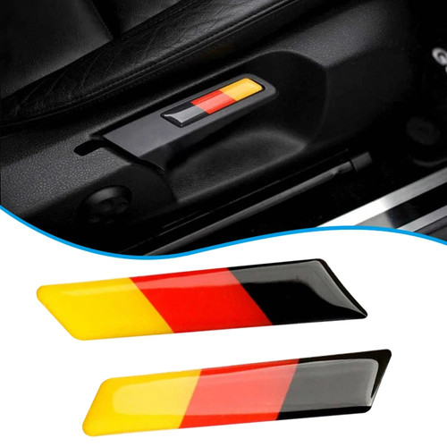 80mm german flag stickers - 2,