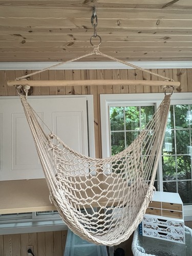 Macrame hanging swing chair - hanging,
