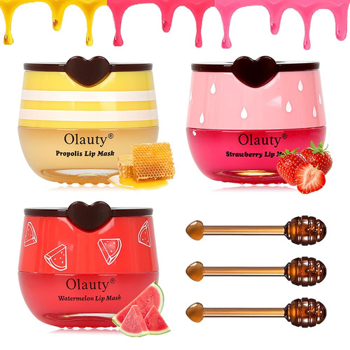 Bee balm lip mask - balm, set