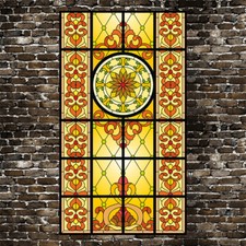 Privacy  Static Cling Frosted  Stained Window Film Flower Glass 3D Sticker Decor