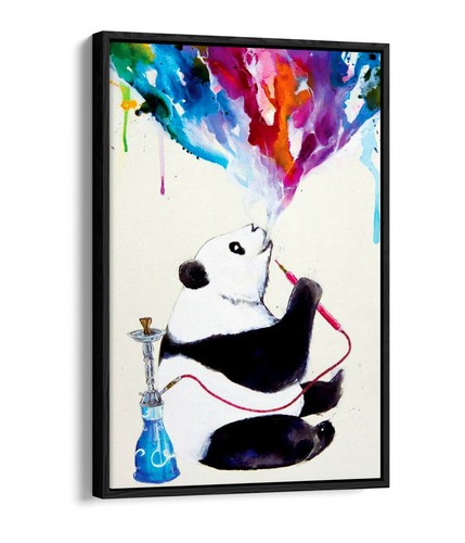 Banksy panda hookah deep - banksy,
