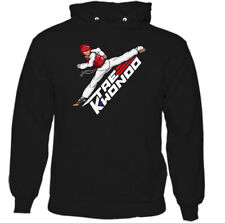 Taekwondo Mens Hoodie Belt Suit Sparring Kick Pads Shoes Gift Bag Kit Uniform