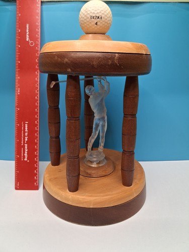 Large vintage wooden golf - wooden,