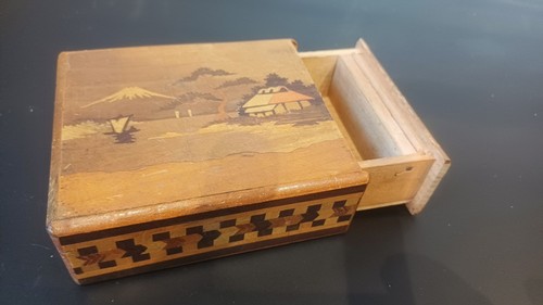 Vintage japanese marquetry - vintage,