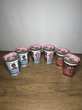 6 X Thunderbirds Pizza Hut Promo Cups & Lids Vintage Lady Penelope Parker 1992