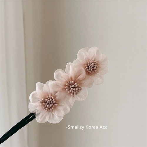 Women pearl bow hair bun - bun, maker