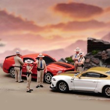 5x 1/64 Police Figure Model
