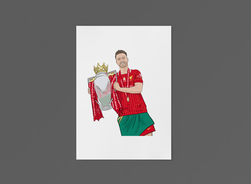 Diogo jota liverpool - liverpool, cartoon