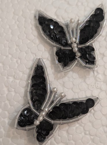 Pair decorative butterfly - of,
